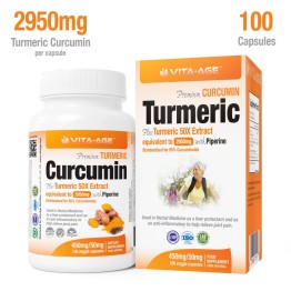 加拿大代購免費直送 薑黃素 Turmeric Curcumin 1瓶x100粒裝 抗炎專方