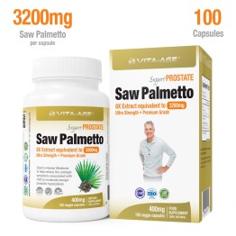 加拿大代購免費直送 鋸櫚護前列/妨脫髮配方 Saw Palmetto Extract 8X 1瓶x100 顆粒 
