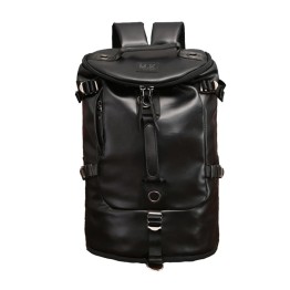 MKMANKOO 大中型簡約時尚背包 旅行雙肩包 PU款